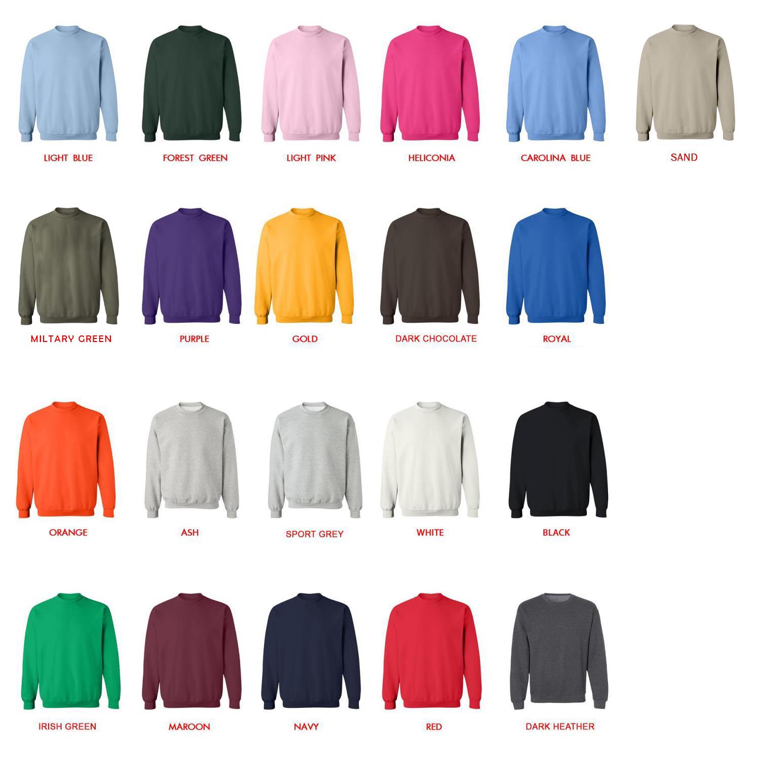 sweatshirt color chart - My Hero Academia UK Store